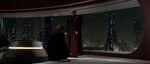 Palpatine rechristens Anakin as Darth Vader