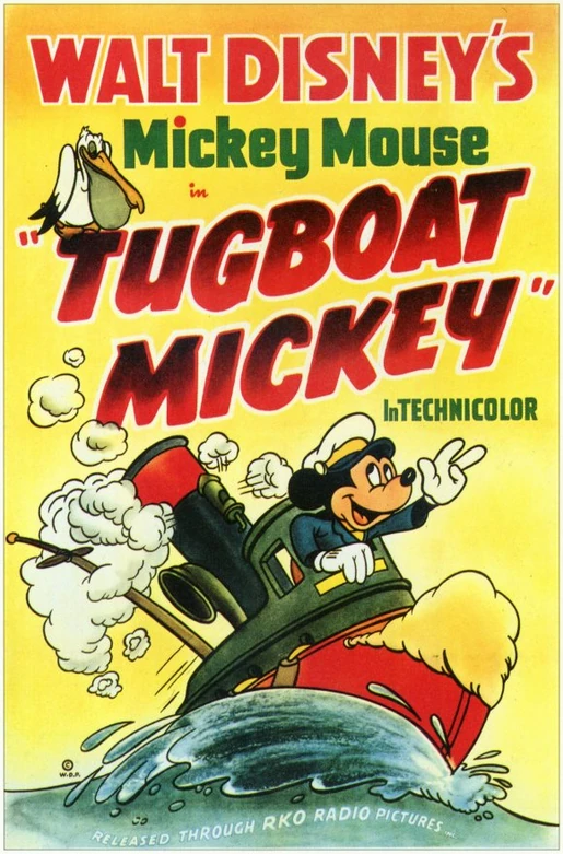 Tugboat Mickey poster