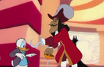 Donald with Captain Hook