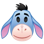 Eeyore emoji for Disney Emoji Blitz
