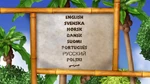 Language Selection menu