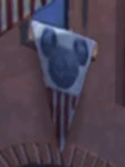 Hidden Mickey LT2SA.jpg (10 KB) Hidden Mickey in one of the American banners