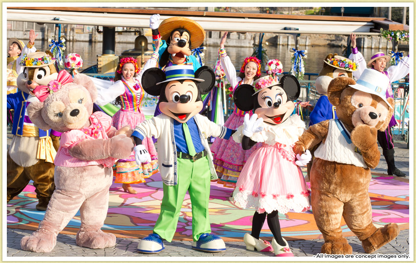 Tokyo Disney Resort Button TDS Mickey & Duffy Spring Voyage 2012 Tokyo Disney Resort Button TDS Mickey & Duffy Spring Voyage 2012