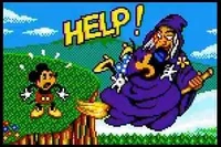 Mizrabel kidnaps Minnie at the beginning of the game.