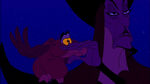 Jafar silences the loud-mouthed parrot