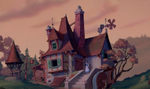 Belle's Cottage in the animated movie.