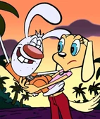 Brandy and Whiskers in love