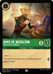 Duke of Weselton - Opportunistic Official lorcana