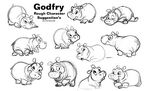 Dumbo II Sketch Godfry