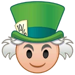 Mad Hatter's emoji for Disney Emoji Blitz