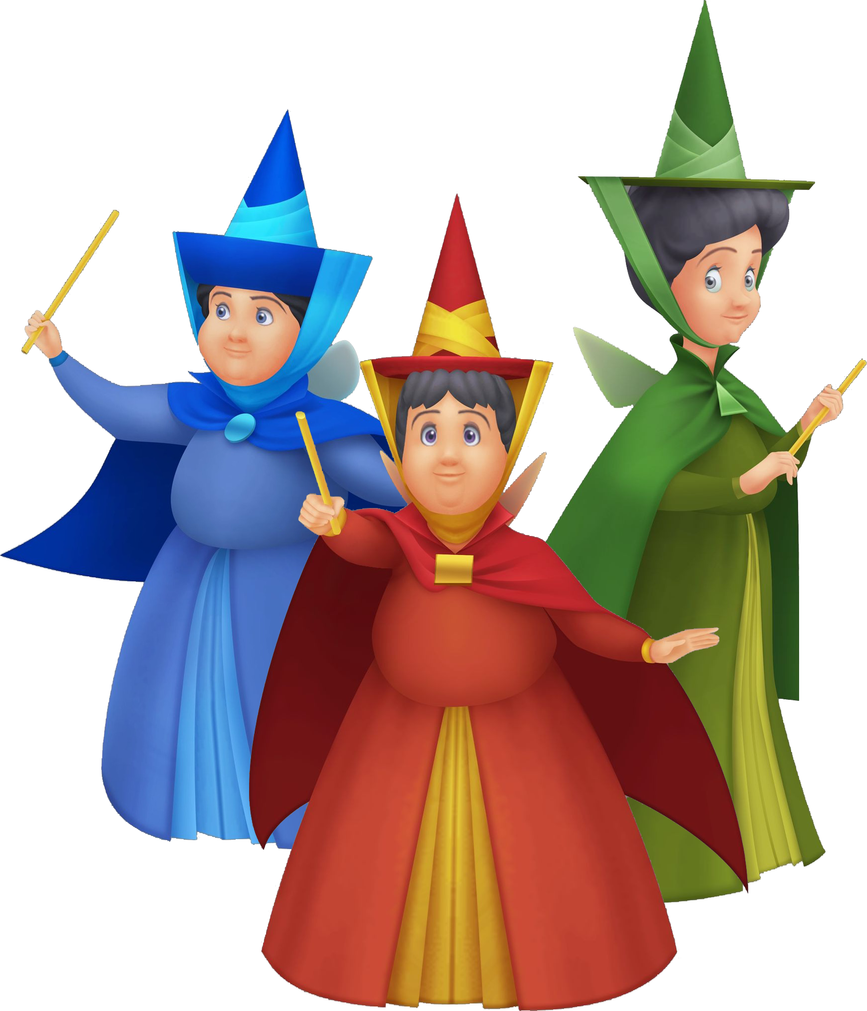 Flora, Fauna, and Merryweather, Disney Wiki