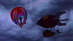 Basil's Flying Machine vs Ratigan's Blimp