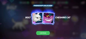 Unlocking Friendship Campaign of Bolt and Cheshire Cat