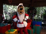 Goofy as Santa