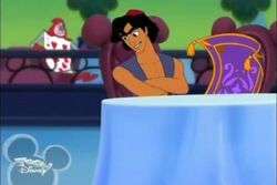Carpet and Aladdin in the House of Mouse episode "Rent Day".