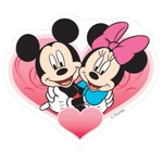 Mickey & Minnie Hug