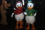 Pluto with Huey, Dewey, and Louie