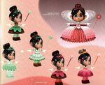 Concepts of Princess Vanellope by Eryn Katz and Lorelay Bove