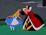 Alice with the Queen of Hearts