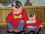 Baggy and Babyface in "Full Metal Duck."