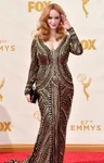 Christina Hendricks arrives at the 67th annual Emmy Awards in September 2015.