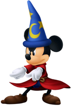 Mickey con su ropa de brujo en Kingdom Hearts.