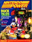 Scrooge on the cover of Nintendo Power