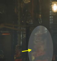 A Minnie Mouse figurine in Mr. Gold's shop