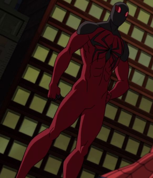 ultimate spider man scarlet spider