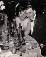 Joyce and Robert B. Sherman on Academy Awards Night. (April 5, 1965)