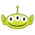 Little Green Man's emoji for Disney Emoji Blitz