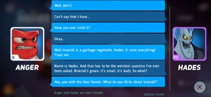Dialogue between Anger and Hades