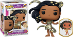 1077. Pocahontas ("Colors of the Wind", Sepia Metallic, with Pin Bundle) (Ultimate Princess Series) (2022 Funko Shop Exclusive)