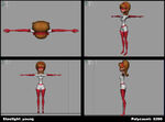 Incredibles Game Concept - Elastigirl young