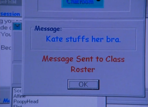 LM S1E01 Kate stuffs her bra