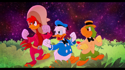 Legend of the three Caballeros trio