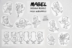 Mabel character sheel official art