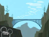 Hidden Mickey in the clouds in Daisy's Road Trip