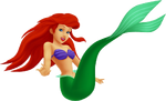 Ariel in Kingdom Hearts II.