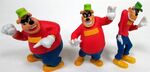 Beagle Boys and Grandpa Beagle figures from the Topolino sticker album