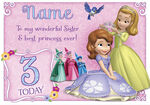 Disney Card Sofia & Sister