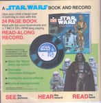 Back cover of 1979-1983 Star Wars record editions