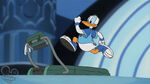 Donald running treadmill