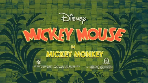 Mickey Monkey Title Card