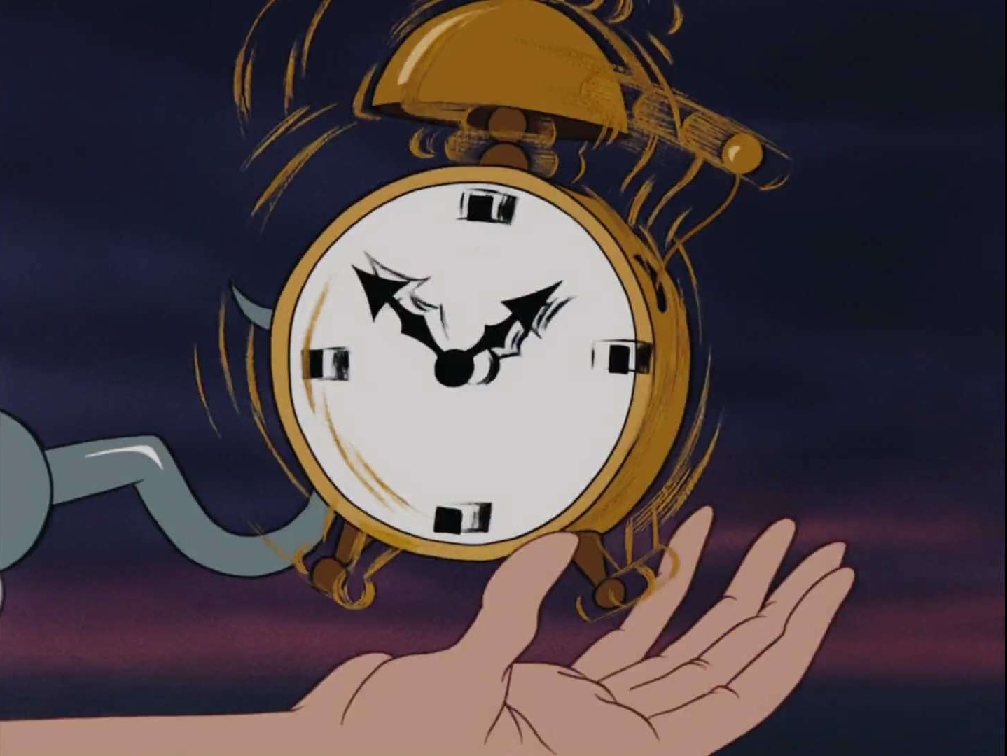 peter pan crocodile clock