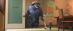 Chief Bogo asks Mrs. Otterton to wait outside his office.