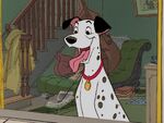 Pongo's jaw drops seeing Perdita and Anita for the first time