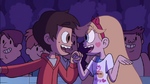 Marco and Star lip-syncing