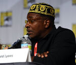 Keith David speaks at the 2010 San Diego Comic Con.