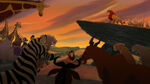 Simba exiles Kovu